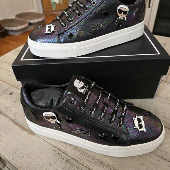 Karl Lagerfeld Sneakers Size 9 - Picture 1 of 4